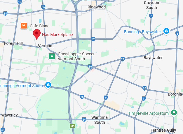 Nas Marketplace address on Google map