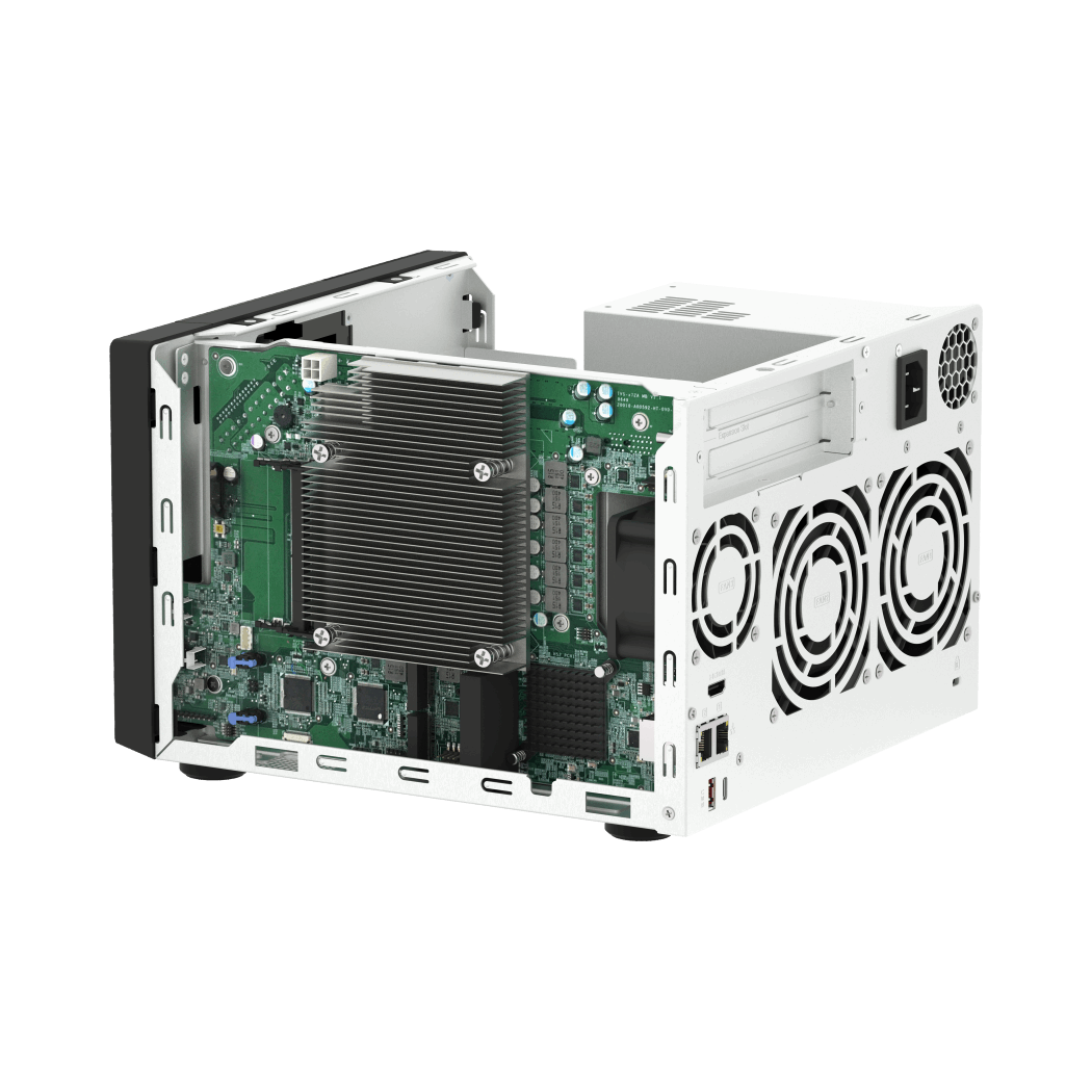 QNAP TVS-h674-i3-16G NAS Side View 5