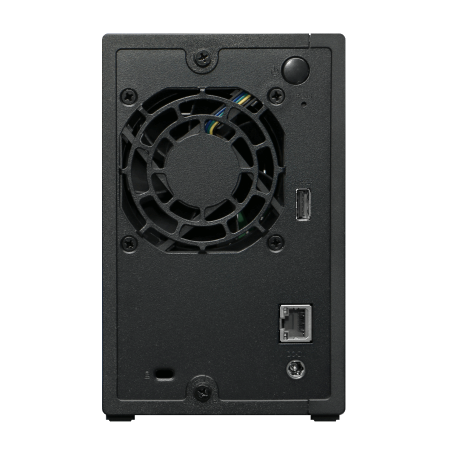 ASUSTOR Driverstor Series AS1102TL NAS Back View (I/O ports)