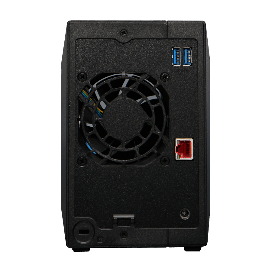 ASUSTOR Driverstor Series AS3302T-V2 NAS Back View (I/O ports)