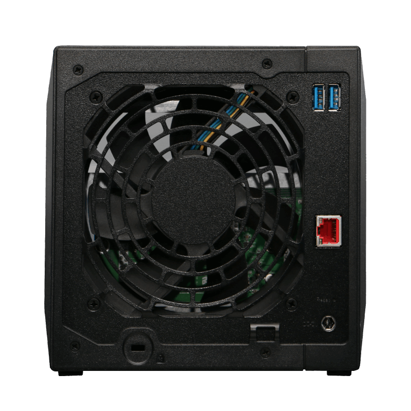 ASUSTOR Driverstor Series AS3304T-V2 NAS Back View (I/O ports)