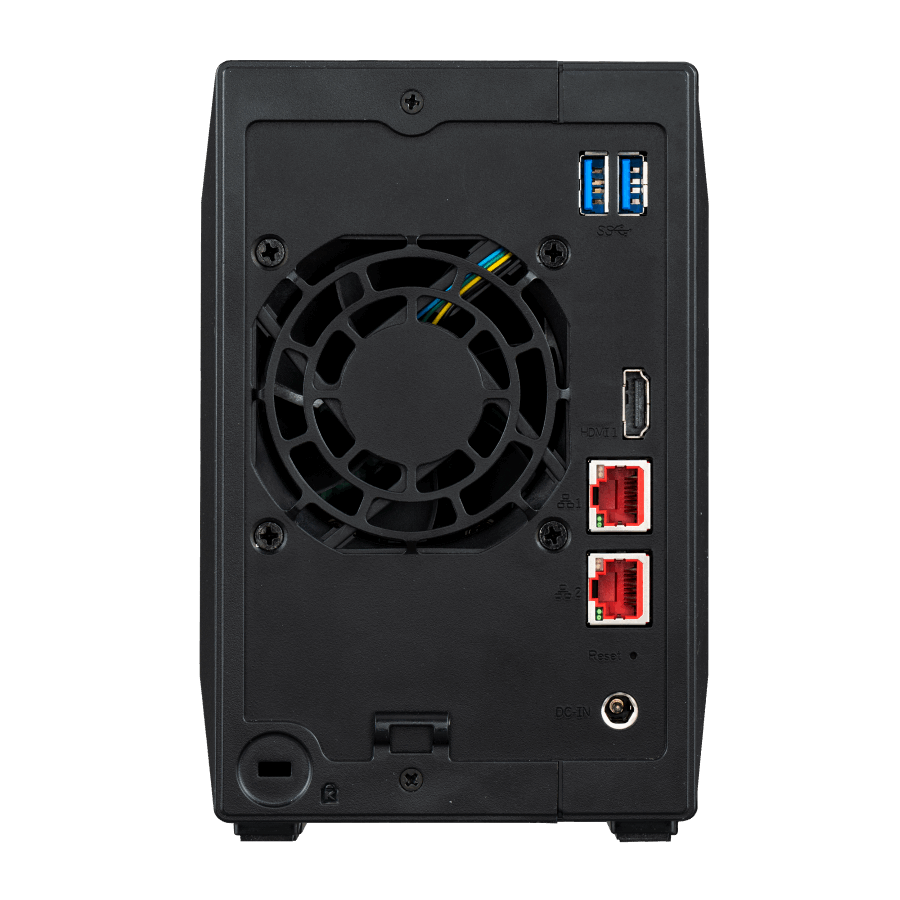 ASUSTOR Nimbustor Series AS5402T NAS Back View (I/O ports)