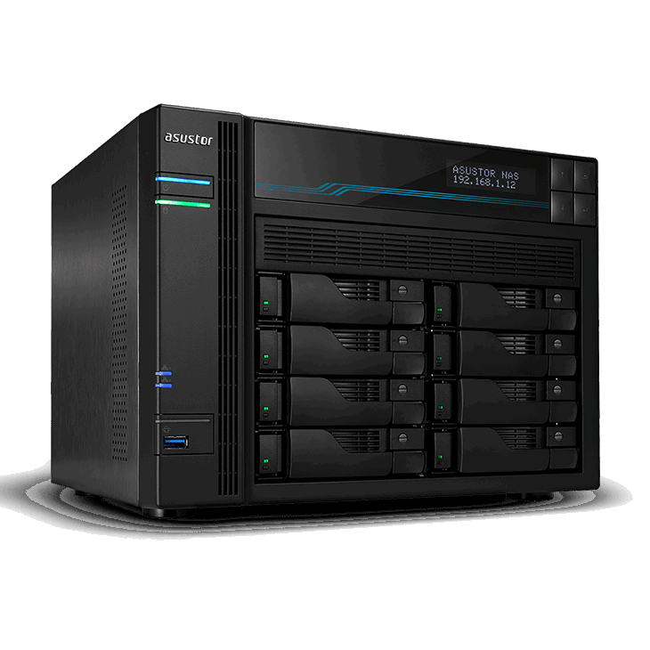ASUSTOR Lockerstor Series AS6508T NAS Side View 4