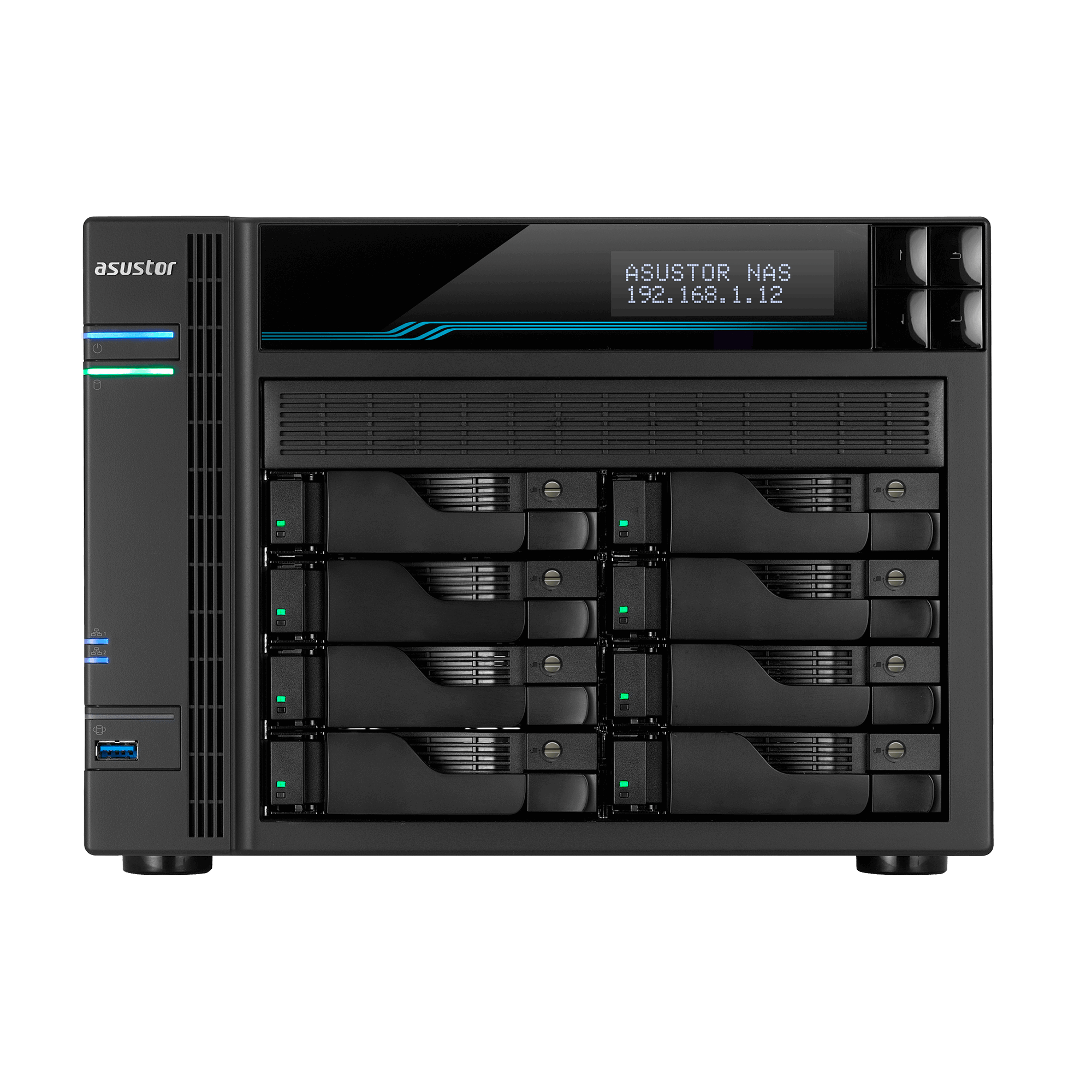 ASUSTOR Lockerstor Series AS6508T NAS Side View 3