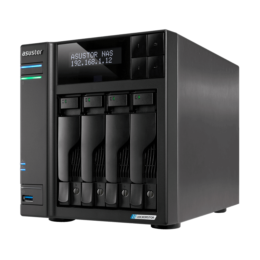 ASUSTOR Lockerstor Series AS6704T NAS Front View