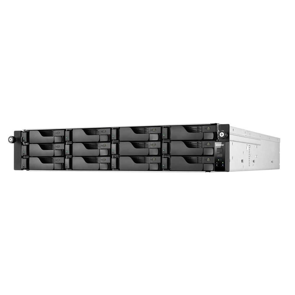 ASUSTOR AS7212RDX NAS Angled Front View