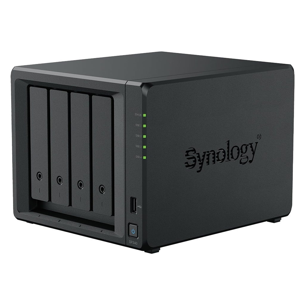 Synology DP340 Active Protect NAS Angled front view