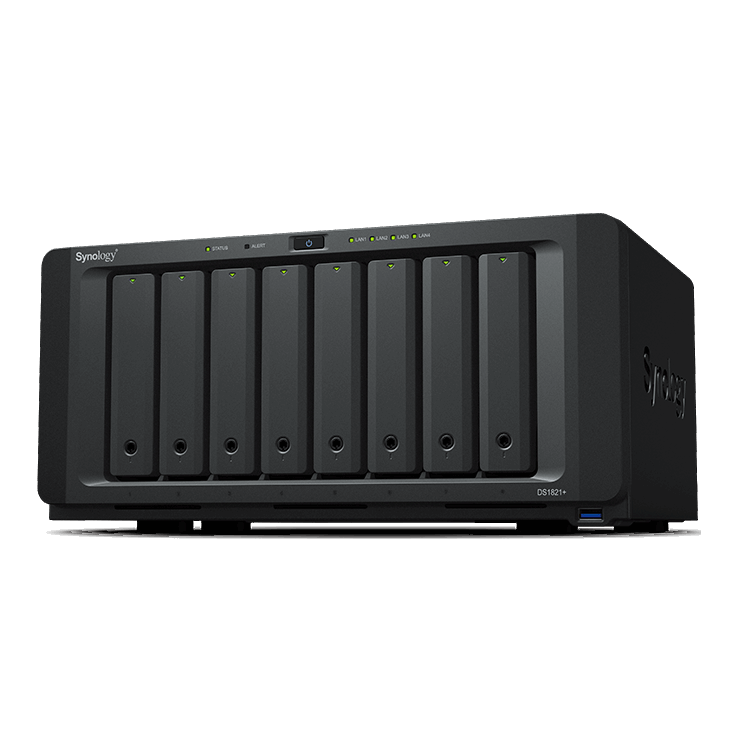 SYNOLOGY Plus series DS1821+ NAS Front View