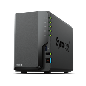 Synology NAS DS225+ Intel 4コアCeleron Synology DS225+ NAS 2 Baías Intel Celeron J4125, 2GB DDR4, Dual