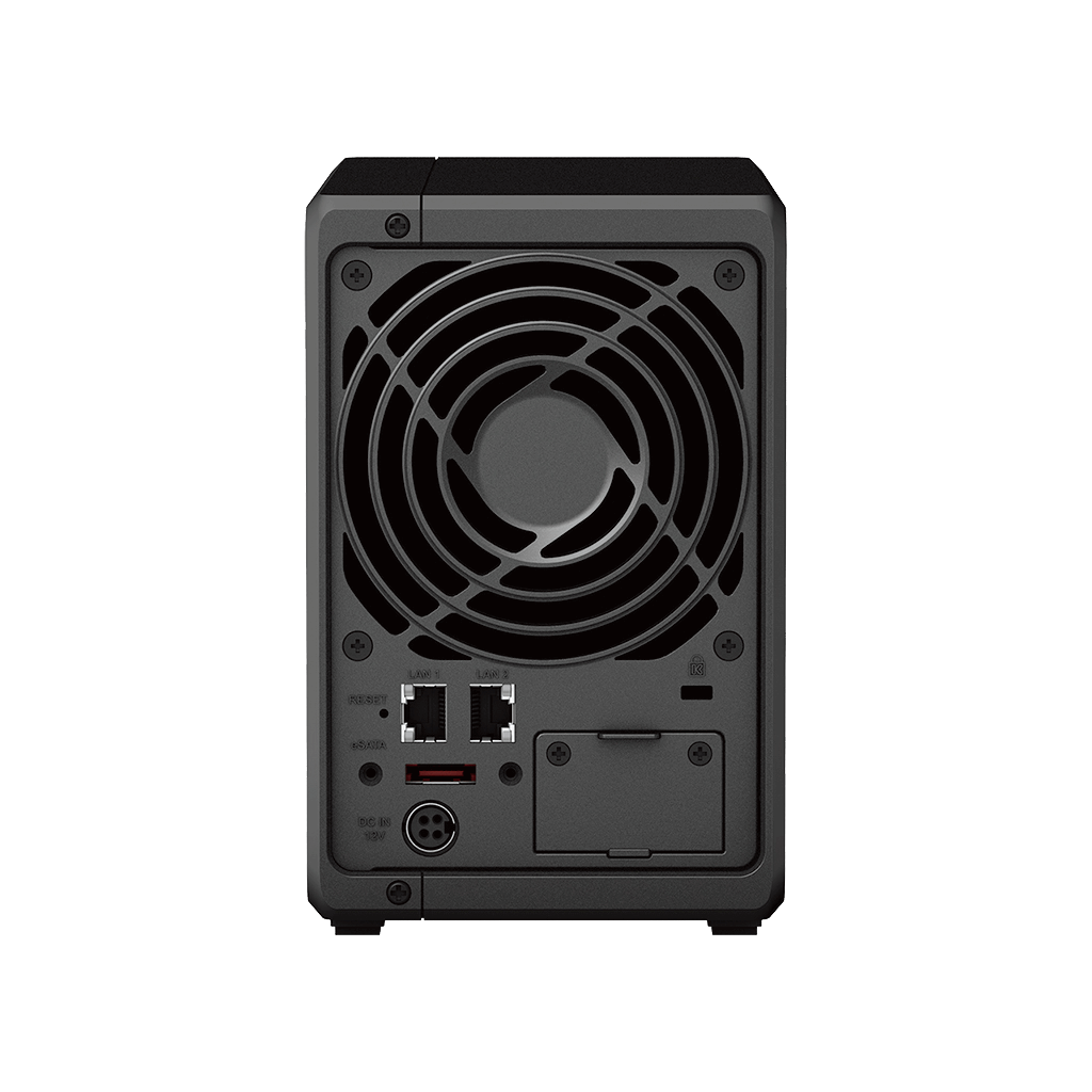 SYNOLOGY Plus series DS723+ NAS Back View (I/O ports)