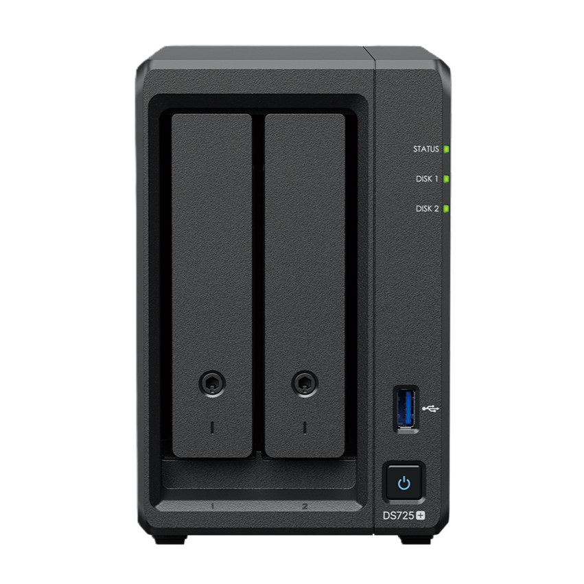 Synology DS725+ NAS Front View