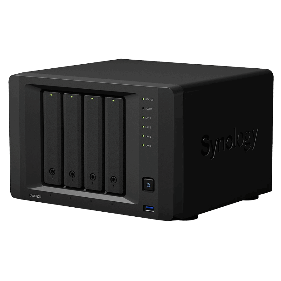 SYNOLOGY Surveillance Series DVA3221 NVR for Surveillance Front View