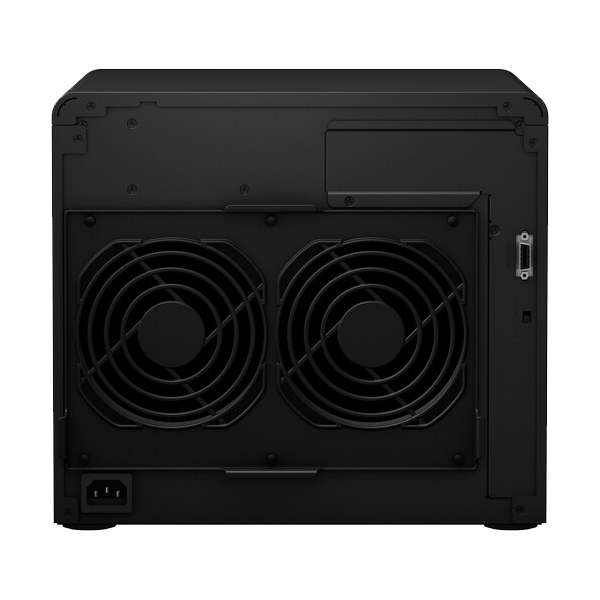 SYNOLOGY DX1215ii Expansion Unit Back View (I/O ports)