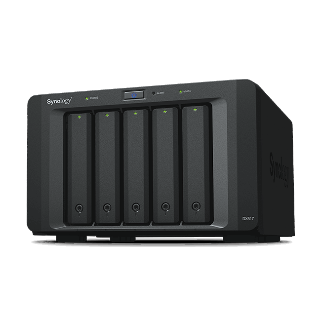 SYNOLOGY DX517 Expansion Unit Front View