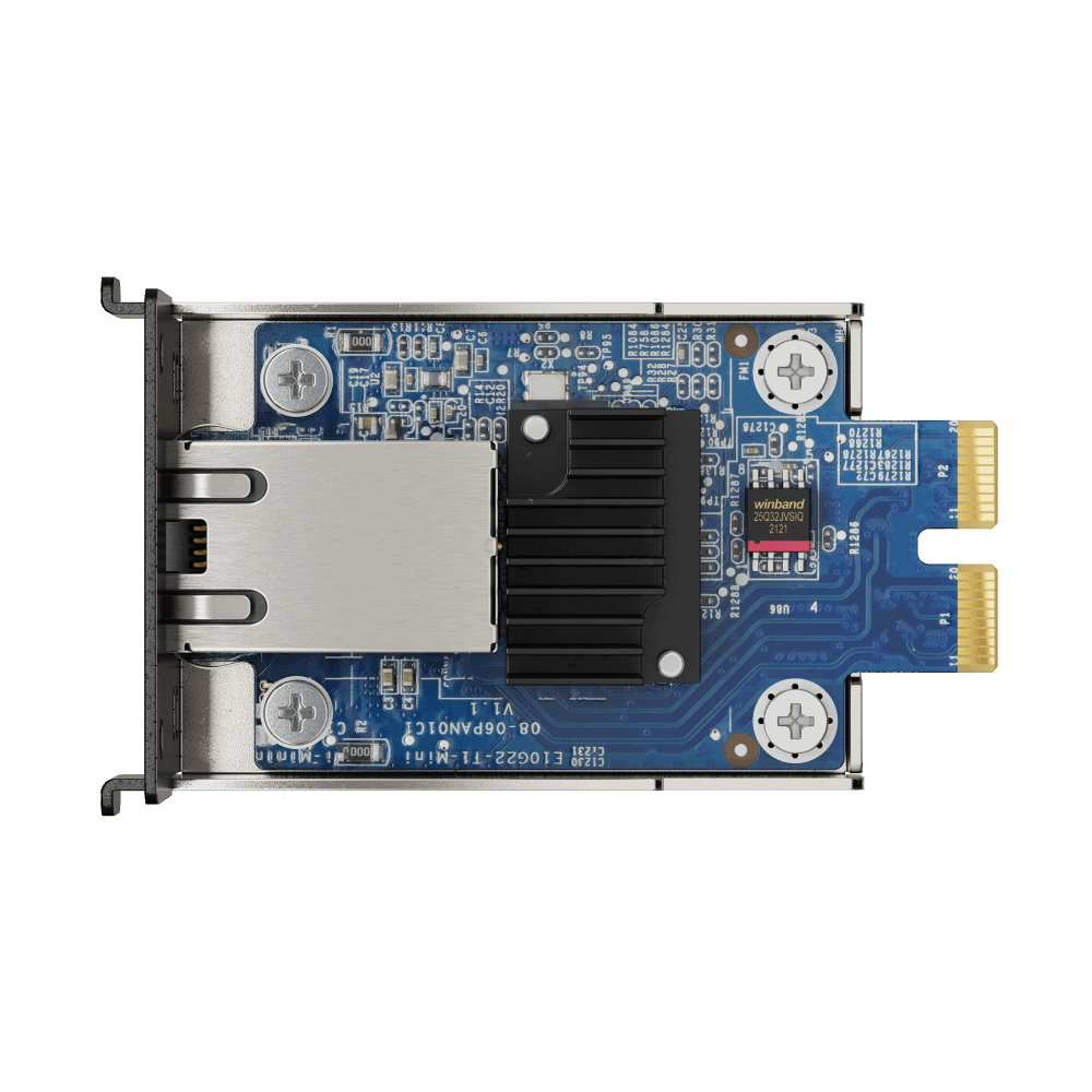 QNAP QXG-2G1T-I225 Netwerkuitbreidingskaart - Enkele 2.5 GbE Poort - PCIe Gen2 X1