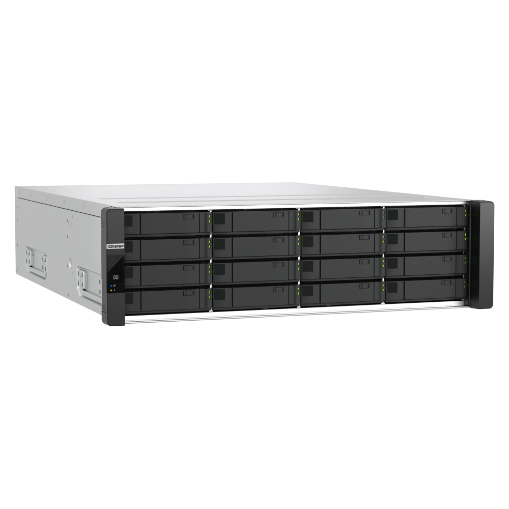 QNAP ES1686dc-R2-2142IT-64G NAS Side View 5