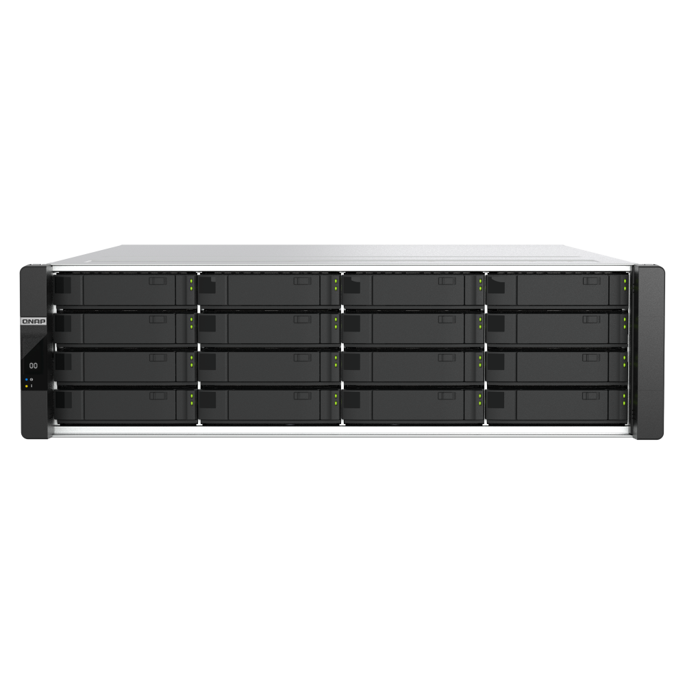 QNAP ES1686dc-R2-2142IT-128G NAS Front View