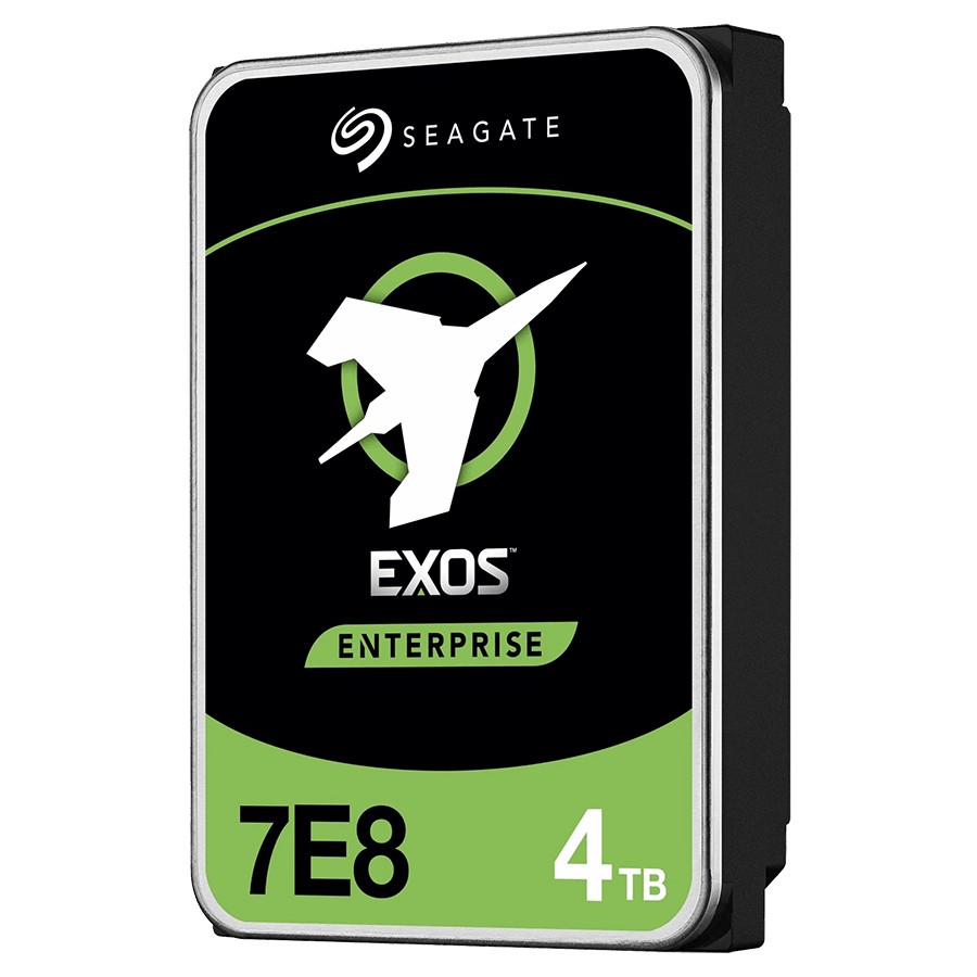 Seagate Exos Series ST4000NM002A Hard Drive Angled Front View