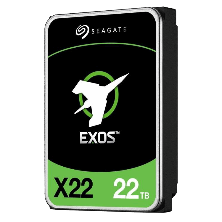 Seagate Exos Series ST22000NM001E Hard Drive Front View