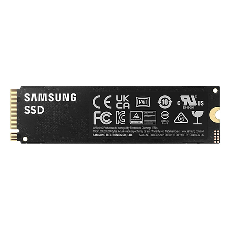 SAMSUNG M.2 PCIe NVMe SSD MZ-V9P1T0BW back view