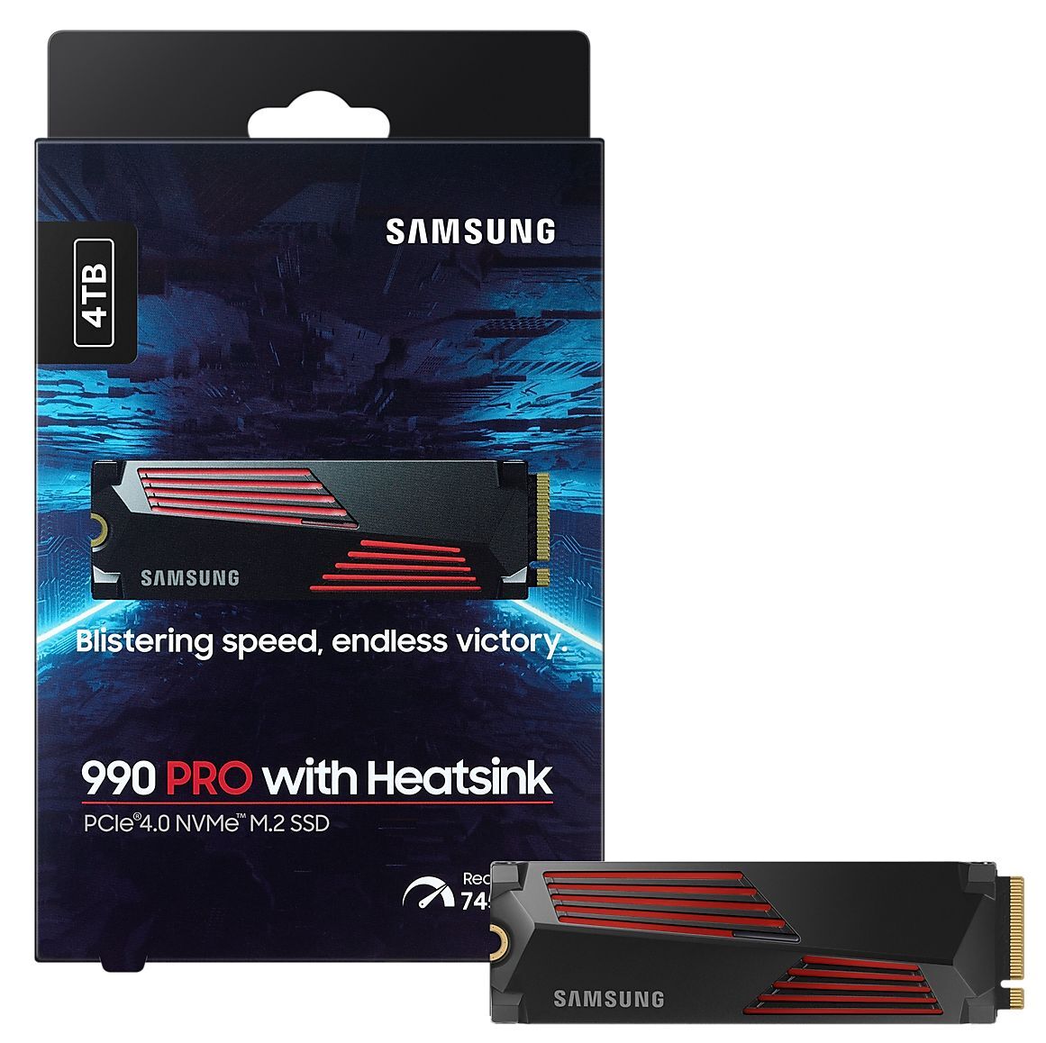 SAMSUNG M.2 PCIe NVMe SSD MZ-V9P4T0CW