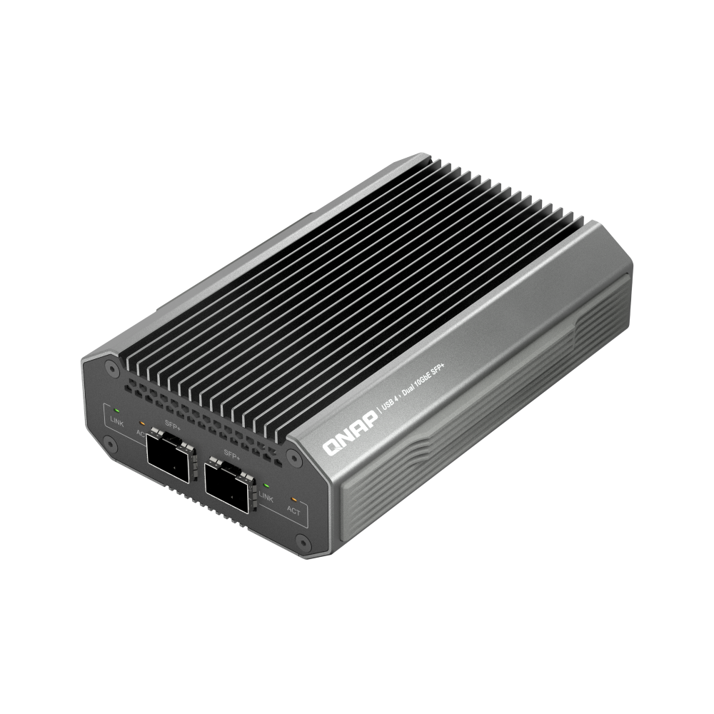 QNAP QNA-UC10G2SF Angled Front View