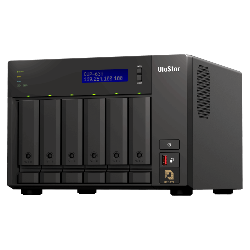 QNAP QVP-63A NVR for Surveillance Front View