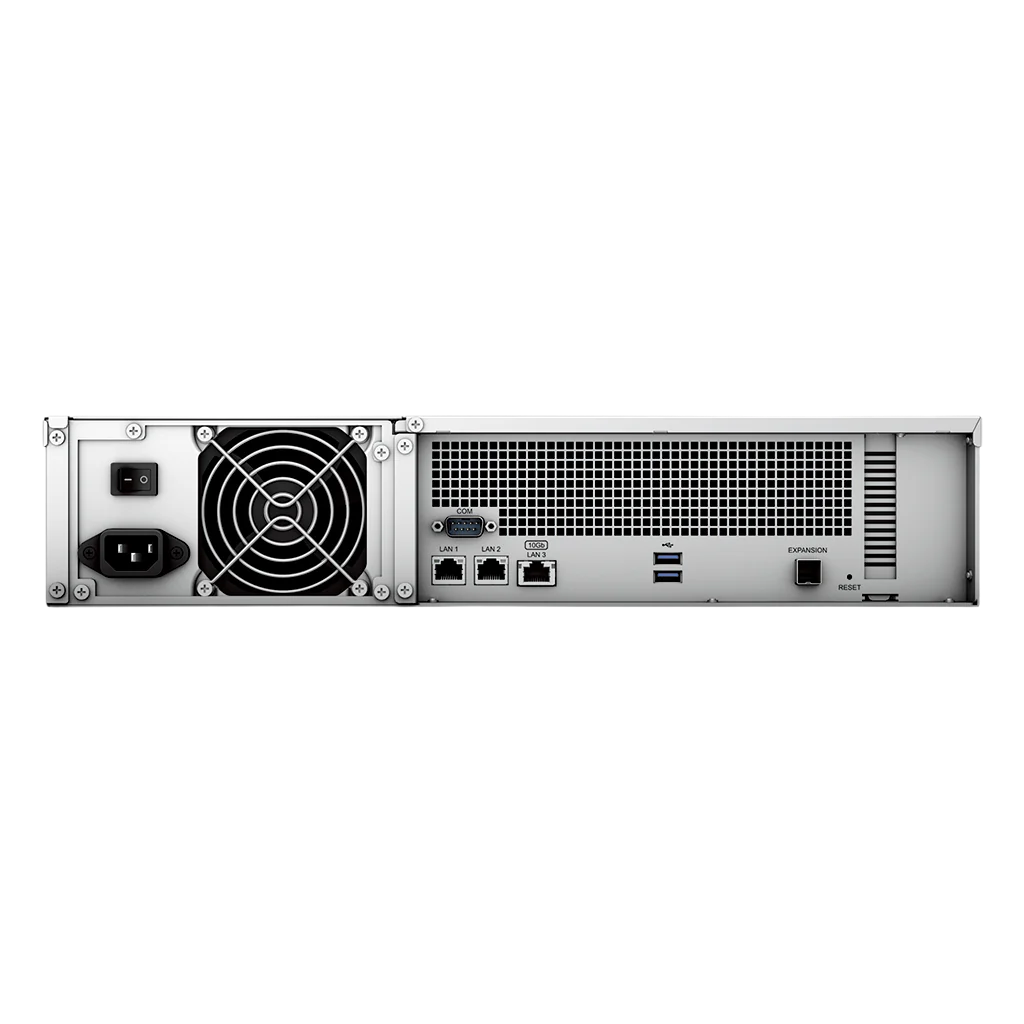 SYNOLOGY Plus series RS2423+ NAS Back View (I/O ports)
