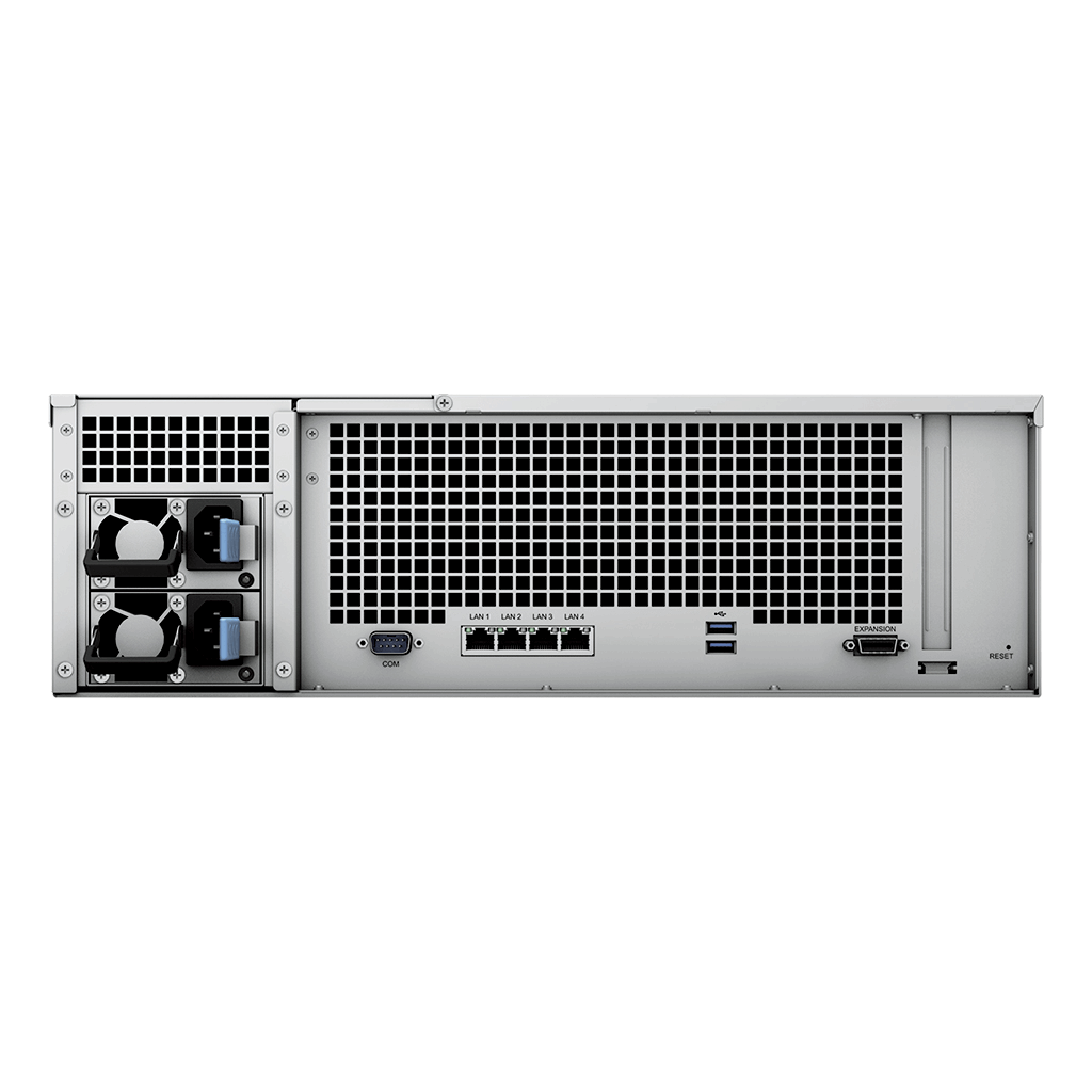 SYNOLOGY Plus series RS2821RP+ NAS Back View (I/O ports)