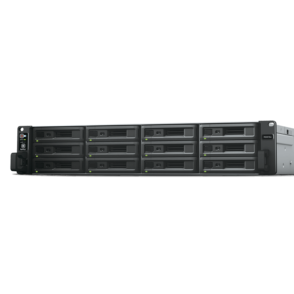 SYNOLOGY XS+/XS series RS3618xs NAS Front View