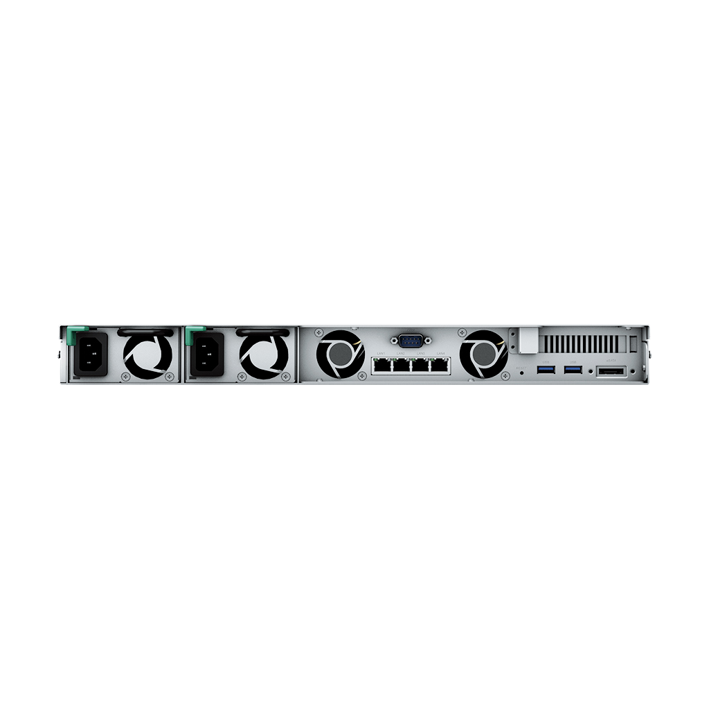 SYNOLOGY Plus series RS822RP+ NAS Back View (I/O ports)