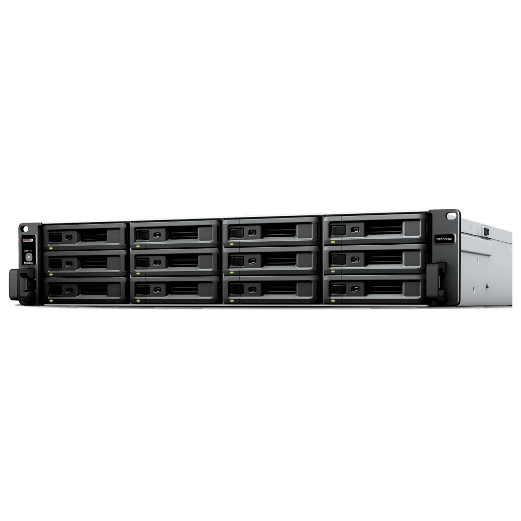 SYNOLOGY RX1222sas Expansion Unit Front View