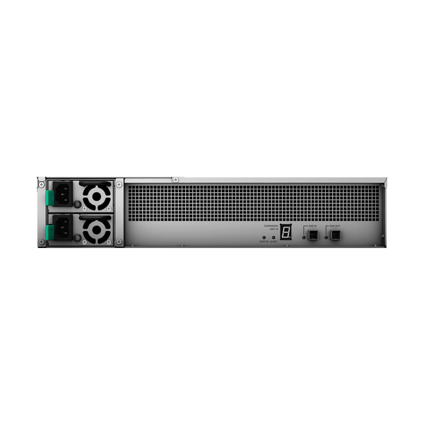 SYNOLOGY RX1222sas Expansion Unit Back View (I/O ports)