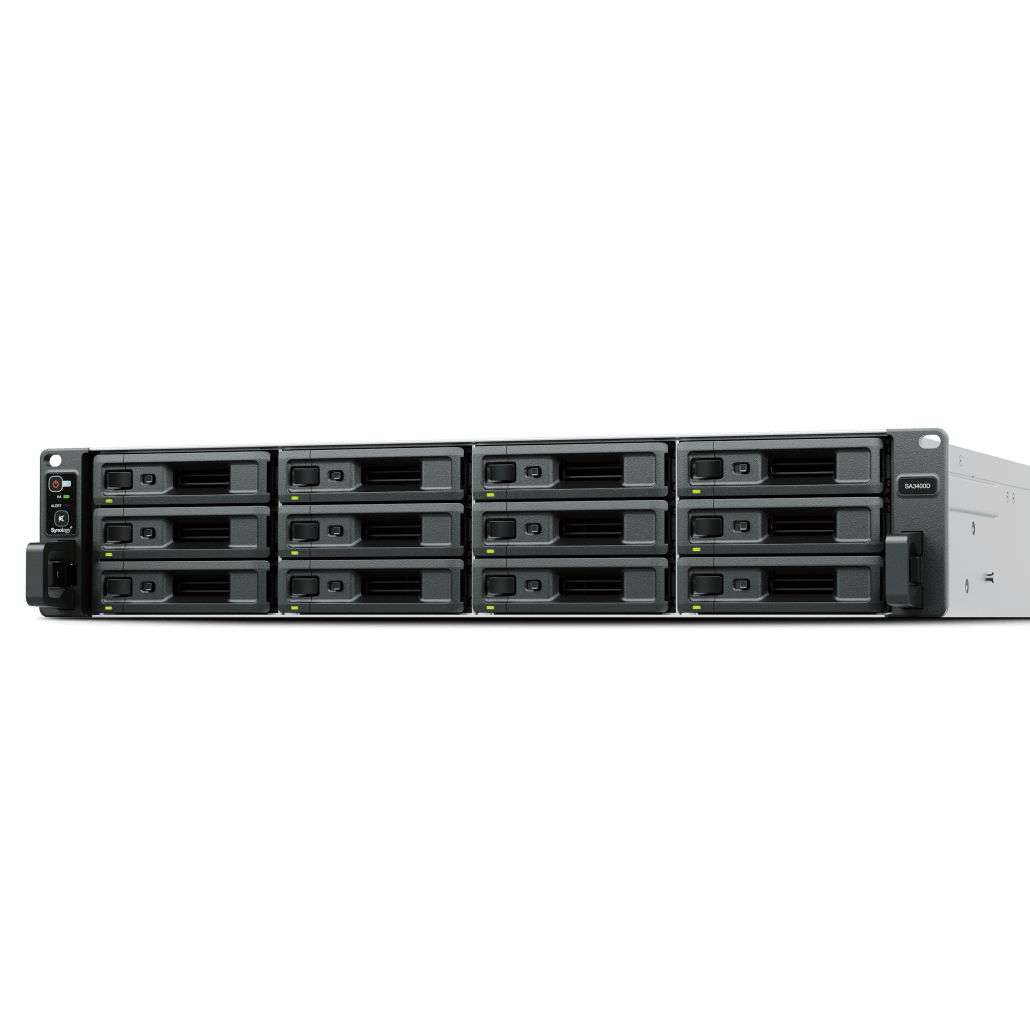 SYNOLOGY High scalability Series SA3400D NAS Front View
