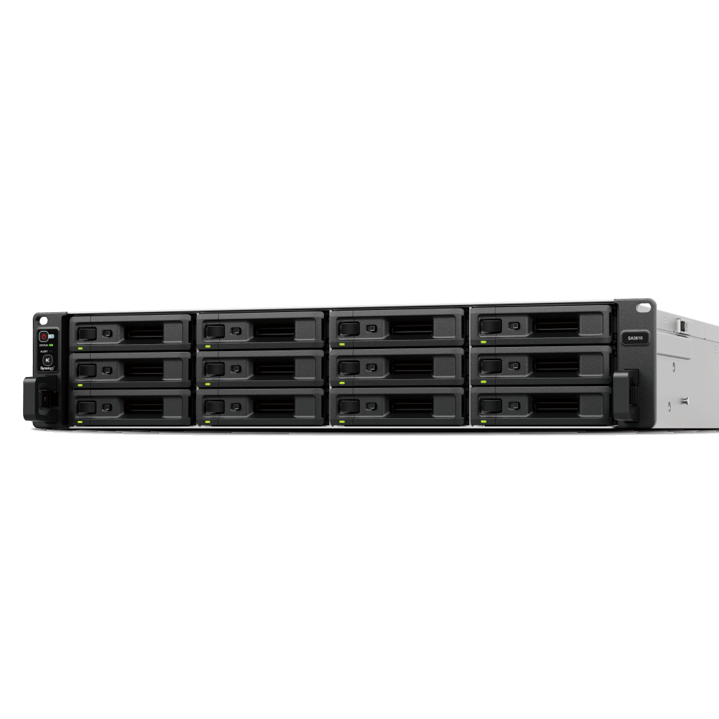 SYNOLOGY High scalability Series SA3410 NAS Front View
