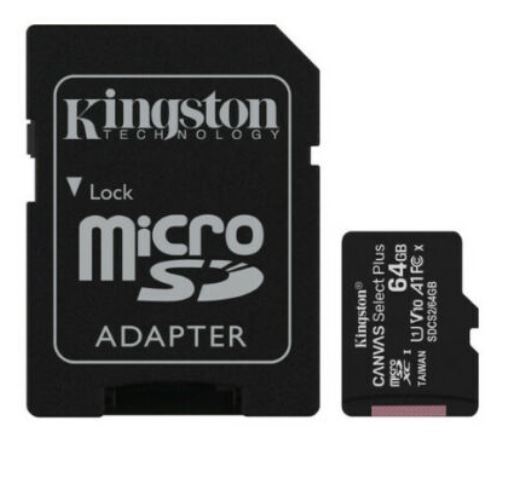KINGSTON  SD/MicroSD Card SDCS2/64GB