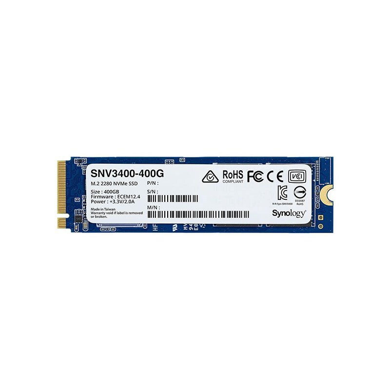 SYNOLOGY M.2 PCIe NVMe SSD SNV3400-400G