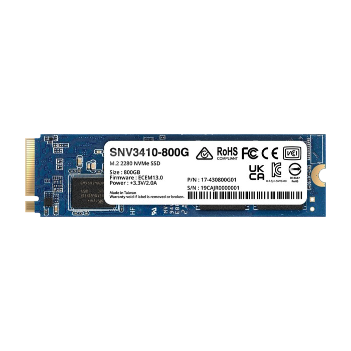 SYNOLOGY SNV3410-800G SSD Front View