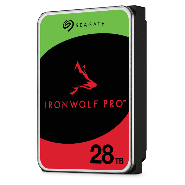 Seagate IronWolf Pro Series ST28000NT000 Hard Drive Front View