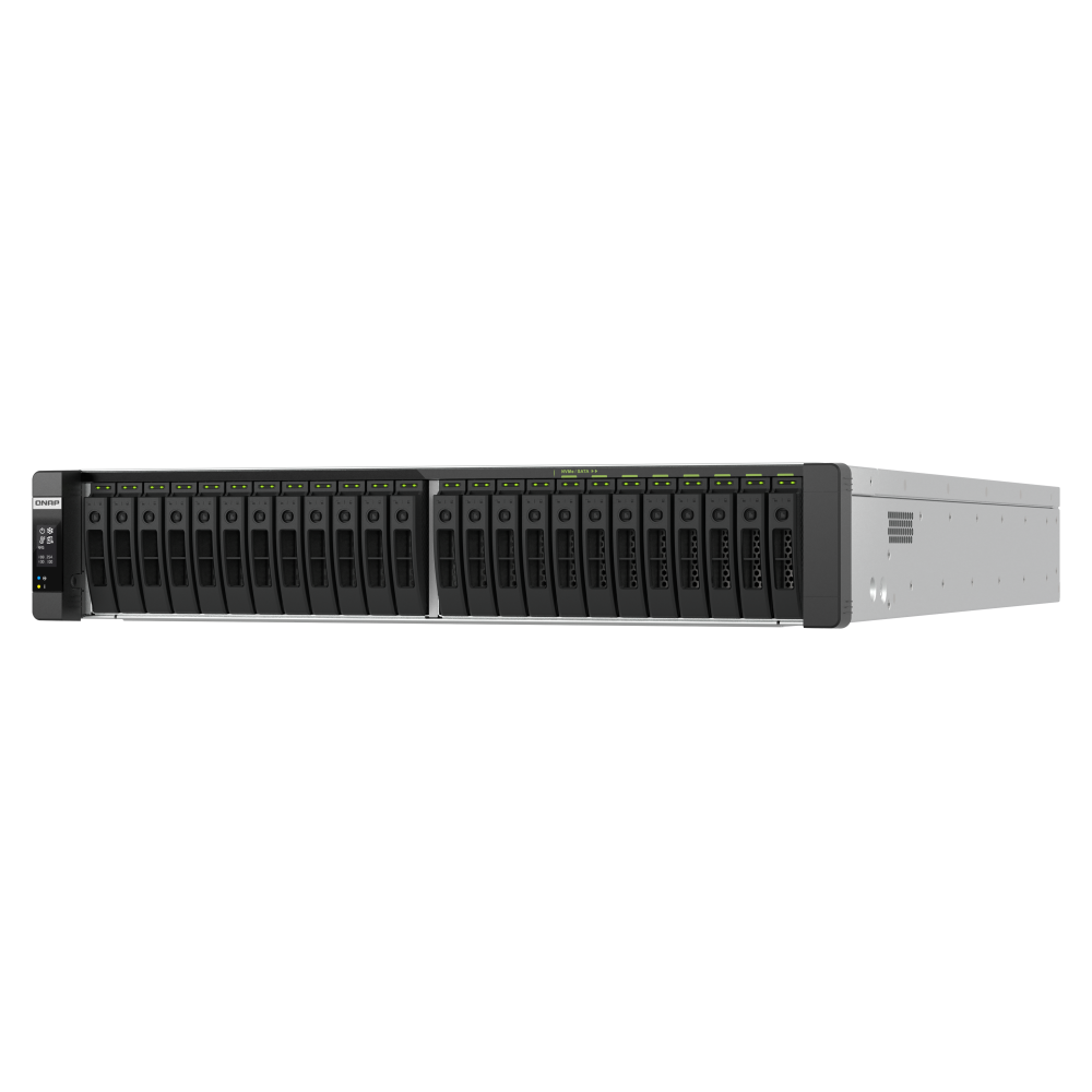 QNAP TDS-h2489FU-R2-4314-64G NAS Angled Front View