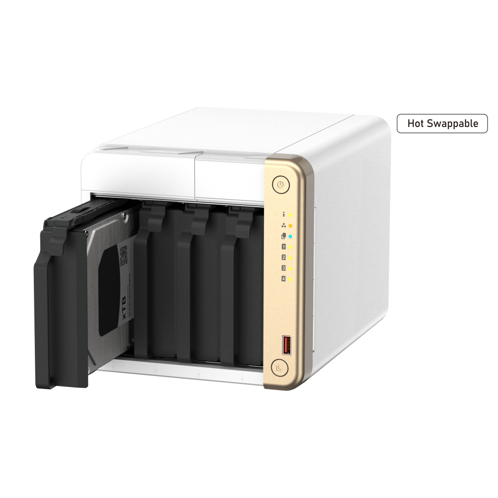QNAP TS-462-2G NAS Side View 5