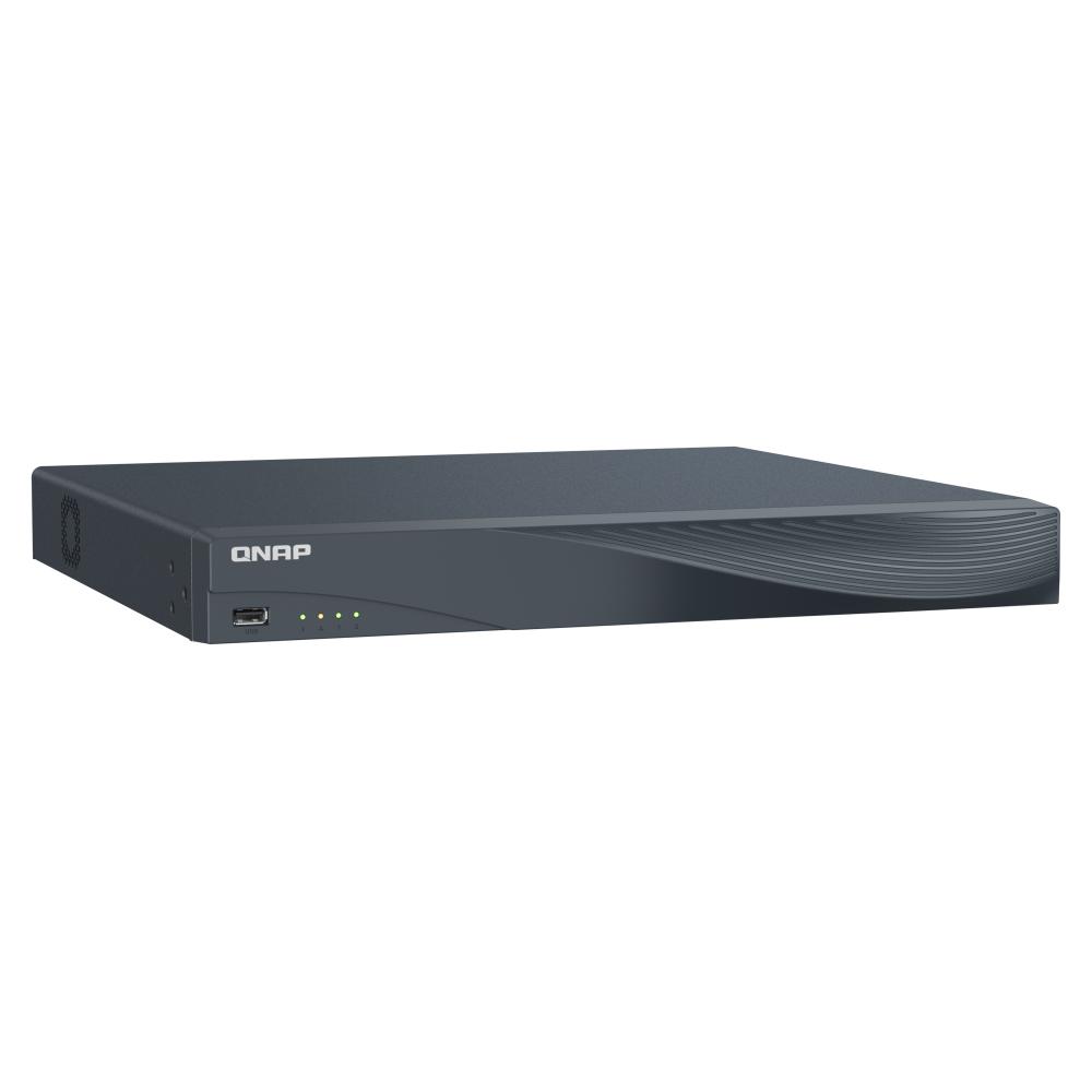 QNAP TVR-AI200 NVR for Surveillance Side View