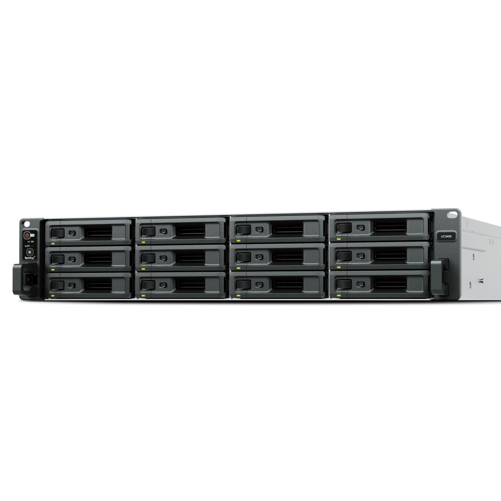 SYNOLOGY iSCSI/FC SAN Series UC3400 NAS Front View