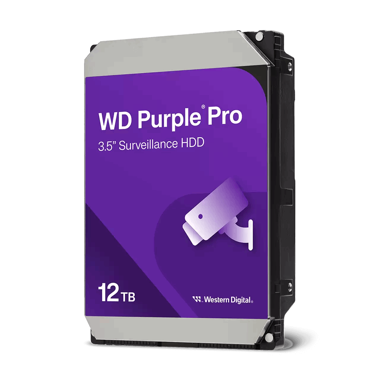 WD Purple Pro Series WD121PURP Hard Drive Front View