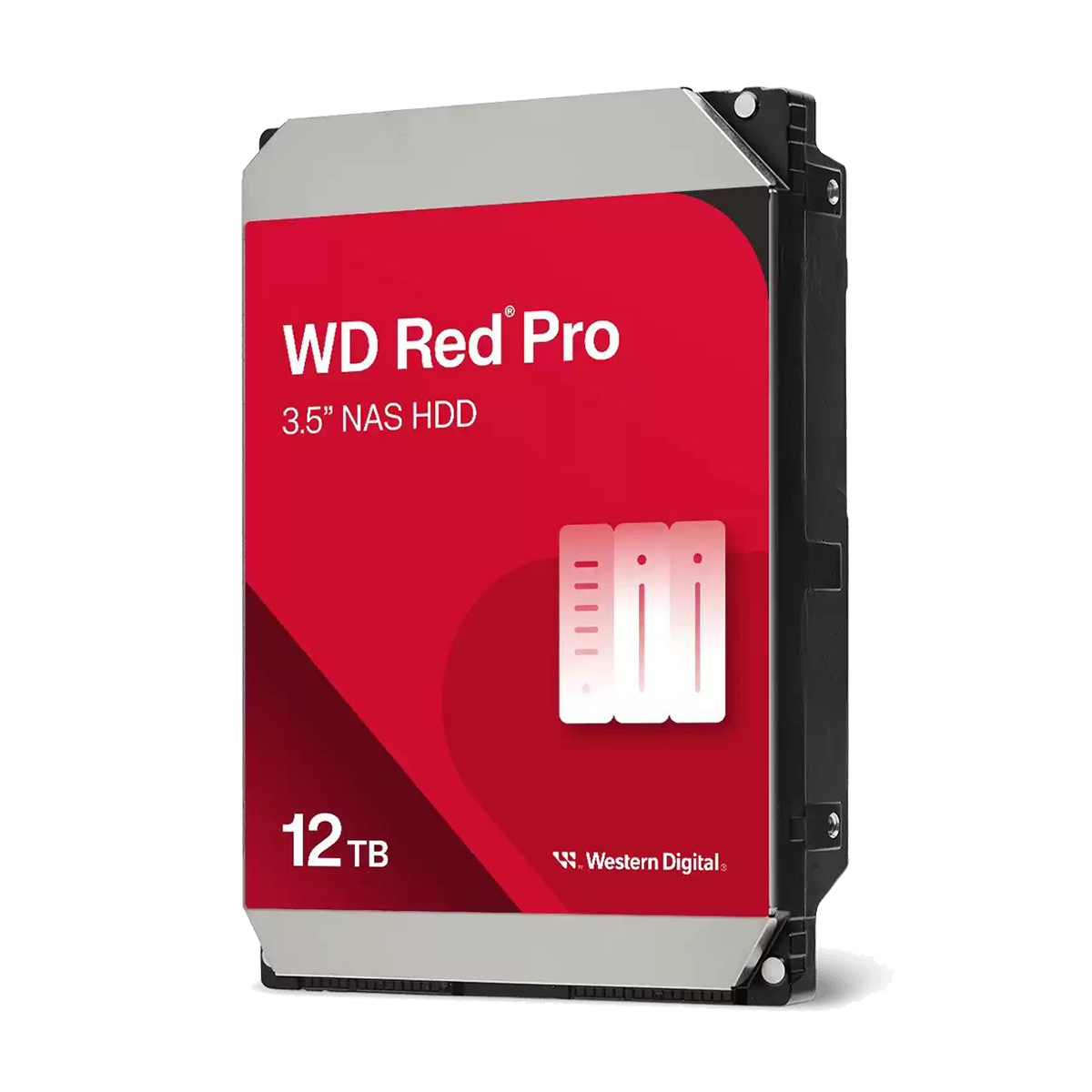WD Red Pro Series WD122KFBX Hard Drive Front View