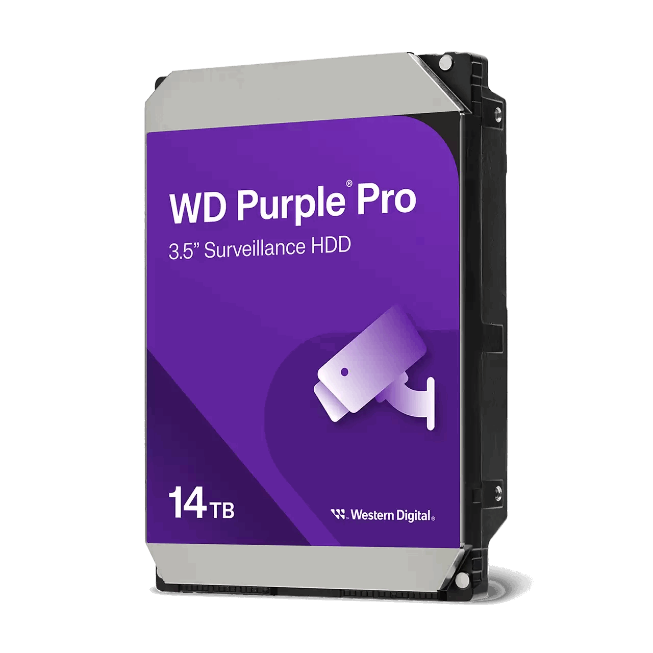 WD Purple Pro Series WD142PURP Hard Drive Front View