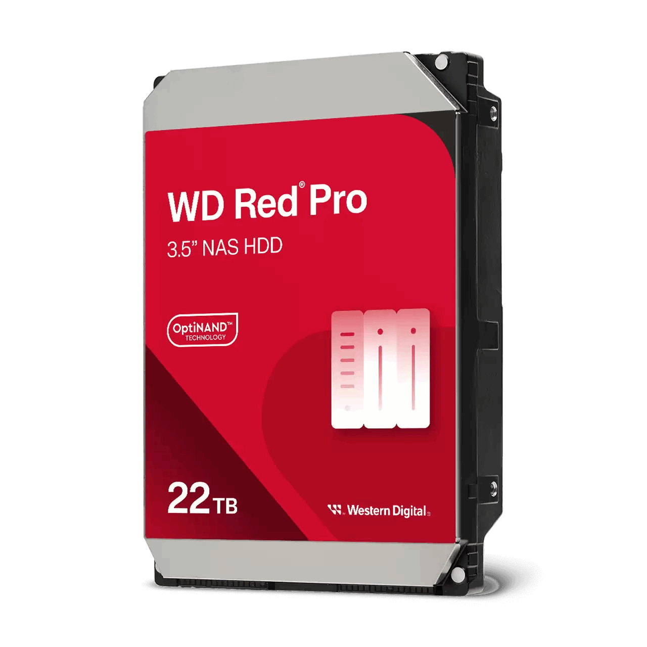 WD Red Pro Series WD221KFGX Hard Drive Front View