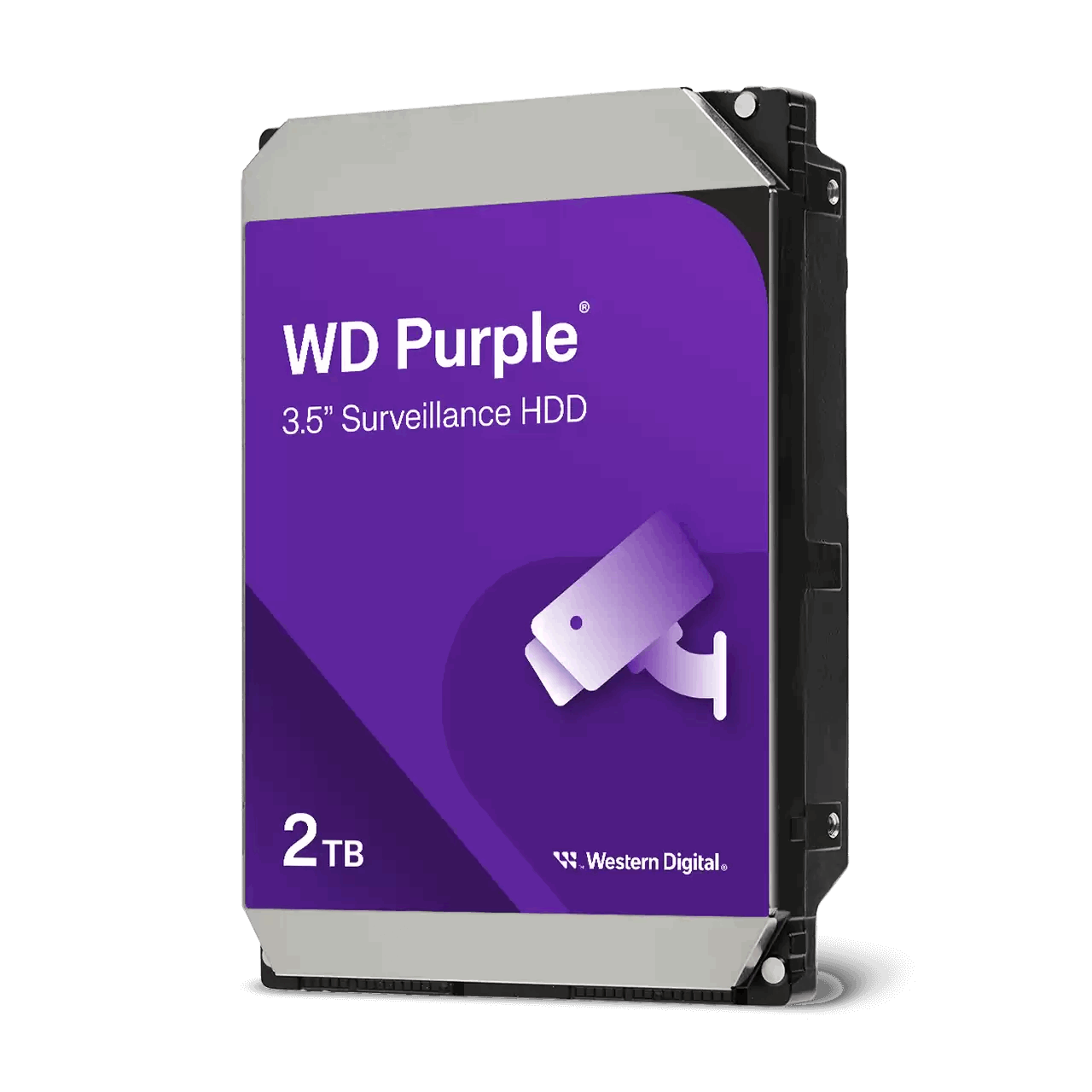 WD Purple Series WD23PURZ Hard Drive Front View