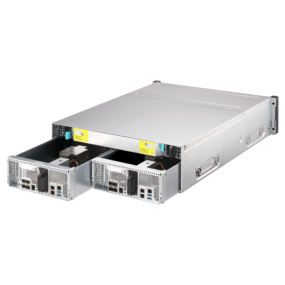 QNAP ES1686DC-2123IT-64G NAS Side View 5