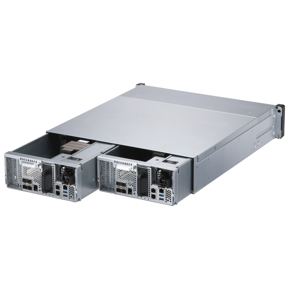 QNAP ES2486dc-2142IT-128G NAS Side View 5